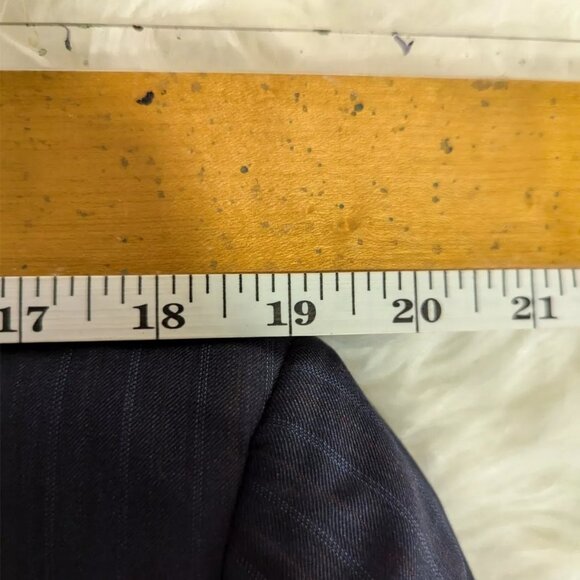 Cad & The Dandy Jacket Mens 50 (check last photo) Pinstripe Wool Blazer Bespoke - Picture 15 of 16